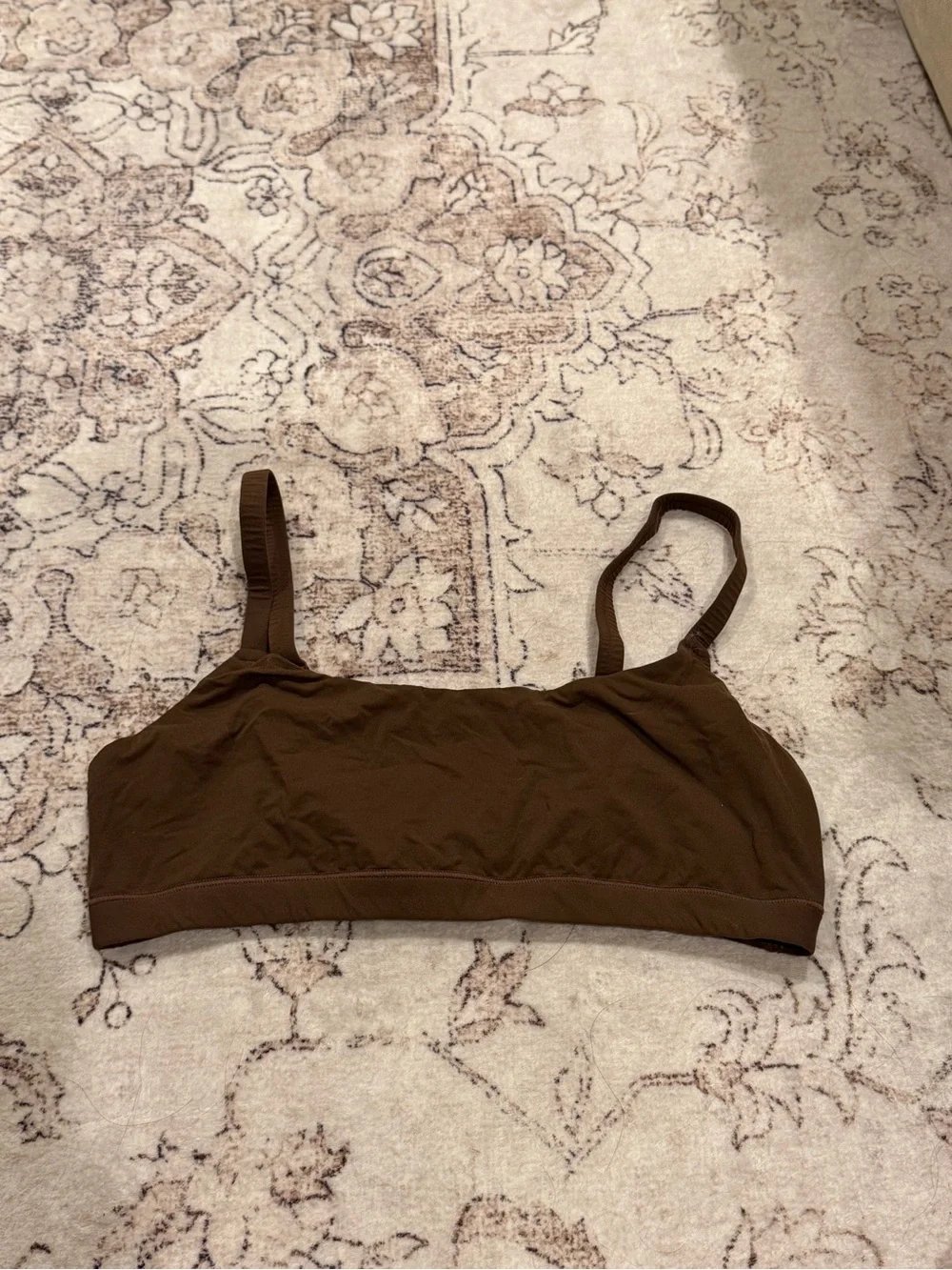 SKIMS Fits Everybody Scoop Bralette Cocoa in Medium